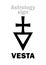 Astrology: asteroid VESTA