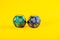 Astrology Dice with zodiac symbol of Aquarius Jan 20 - Feb 18 and its ruling planet Uranus