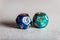 Astrology Dice with zodiac symbol of Cancer and its ruling celestial body the Moon