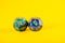 Astrology Dice with zodiac symbol of Virgo Aug 23 - Sep 22 and its ruling planet Mercury