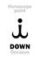 Astrology: DOWN (Occasus)