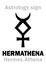 Astrology: HERMATHENA (Hermes+Athena)