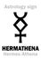 Astrology: HERMATHENA (Hermes+Athena)