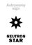 Astrology: Neutron STAR (collapsed dead Star)