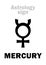 Astrology: planet MERCURY