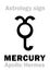 Astrology: planet MERCURY