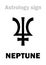 Astrology: planet NEPTUNE