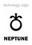 Astrology: planet NEPTUNE