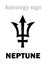 Astrology: planet NEPTUNE