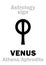 Astrology: planet VENUS