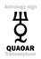 Astrology: planetoid QUAOAR