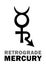 Astrology: Retrograde MERCURY