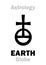 Astrology: Sign of EARTH (Globe/Orb)