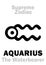 Astrology: Supreme Zodiac: AQUARIUS (The Waterbearer)