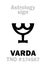 Astrology: VARDA (trans-neptunian object)