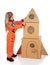 Astronaut: Girl Builds Space Ship From Boxes