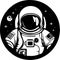 Astronaut - high quality vector logo - vector illustration ideal for t-shirt graphic