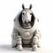 Astronaut Horse: A Unique Vray Render With Streamlined Design