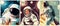 Astronaut in space retro Posters vector art.