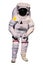 Astronaut suit on white background