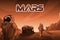 Astronauts walk on Mars.
