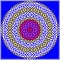 Astroniras geometric Mandala in a bright colors
