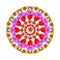 Astroniras Mandala with a red heart for Love