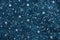 Astronomical Celestial pattern with star shape silver confetti glitter on the blue background