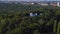 astronomical observatory in Berlin city. Perfect aerial top view flightdrone