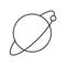 Astronomy Line Style vector icon which can easily modify or edit