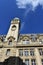 Astronomy Tower of the Sorbonne University with blue sky. Paris, France.