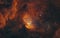 Astrophoto made with telescope of the Tulip Nebula or Sharpless 101