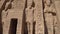 Aswan, Egypt : temple of Nefertari next to the temple of Abu Simbel temple of Pharaoh Ramses II in southern Egypt in