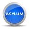 Asylum blue round button