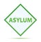 Asylum modern abstract green diamond button