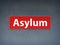 Asylum Red Banner Abstract Background