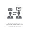 Asynchronous Learning icon. Trendy Asynchronous Learning logo co