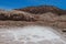 Atacama desert arid salt valley