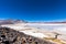 Atacama Desert, Chile. Salar Aguas Calientes. Lake Tuyacto