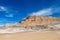Atacama desert flat and mountains