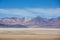 Atacama Mountain with blue sky in Eduardo Avaroa Park