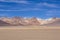 Atacama Mountain with blue sky in Eduardo Avaroa Park