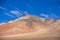 Atacama Mountain with blue sky in Eduardo Avaroa Park
