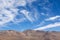 Atacama Mountain with blue sky in Eduardo Avaroa Park