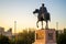 Ataturk Monument in the Ethnography Museum of Ankara.