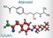 Atenolol cardioselective beta-blocker molecule. It is antihypertensive, hypotensive and antiarrhythmic drug. Structural chemical