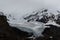 Athabasca glacier in Jasper National Park Canada