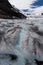 Athabasca glacier at Jasper National Park Canadian Rocky Mountains