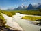 Athabasca River Rocky Mountains Jasper