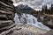 Athabasca Waterfall Alberta
